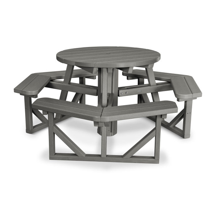Polywood Park 36 Round Picnic Table Ph36 Official Park 36 Round Picnic Table