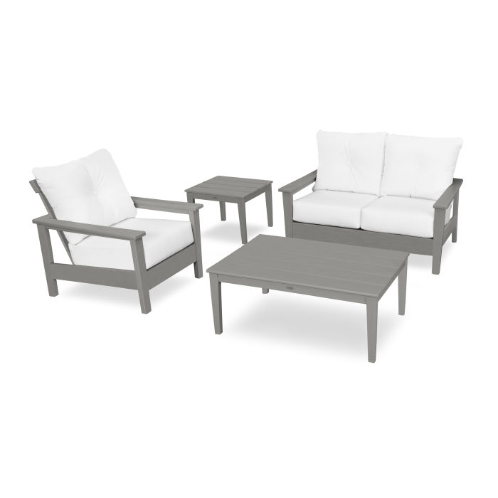 Polywood Prescott 4 Piece Deep Seating Set Pws491 2