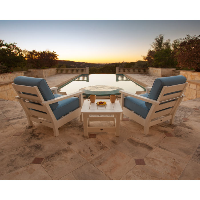 Polywood Harbour 3 Piece Deep Seating Set Pws252 2 Harbour 3 Piece Deep Seating Set